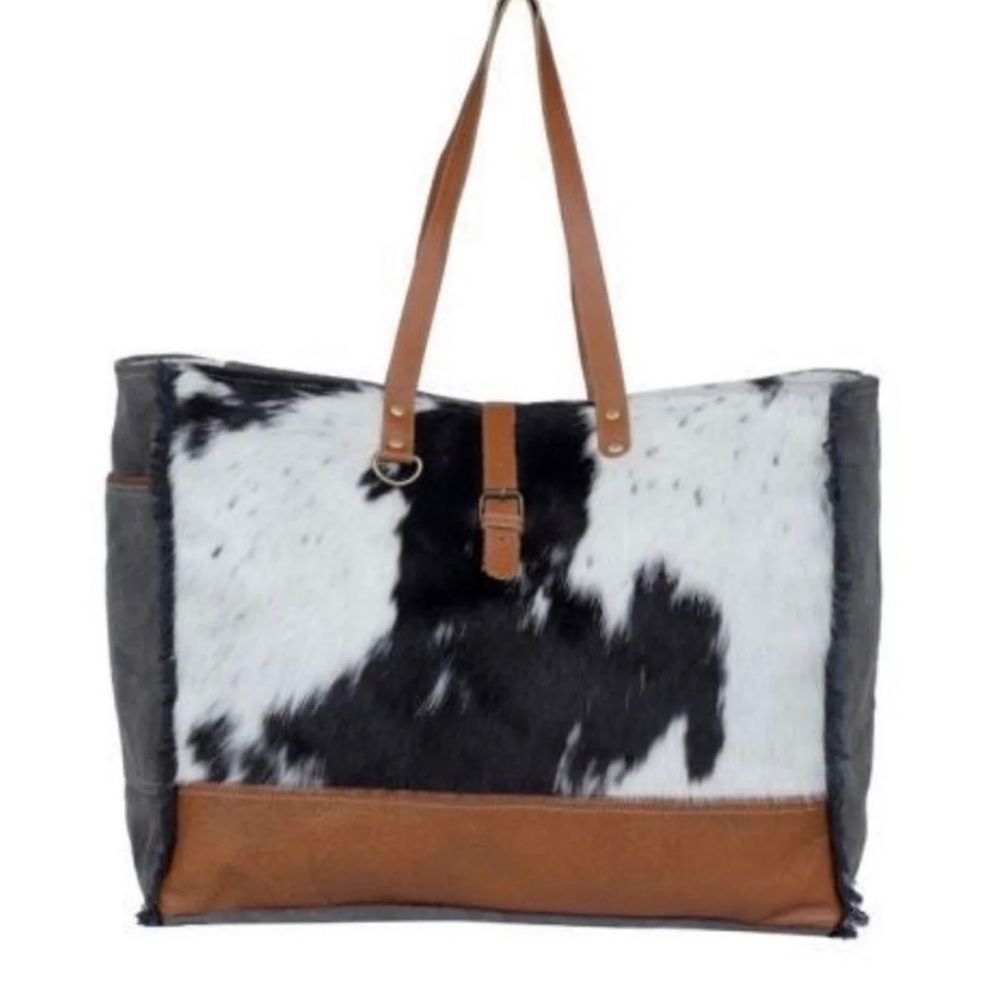 Myra Cow Print Bag/Purse- “Matty Affair”-BRAND NEW